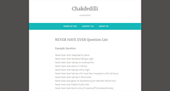 Desktop Screenshot of chakdedilli.com